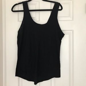 Black tank top. Size medium.